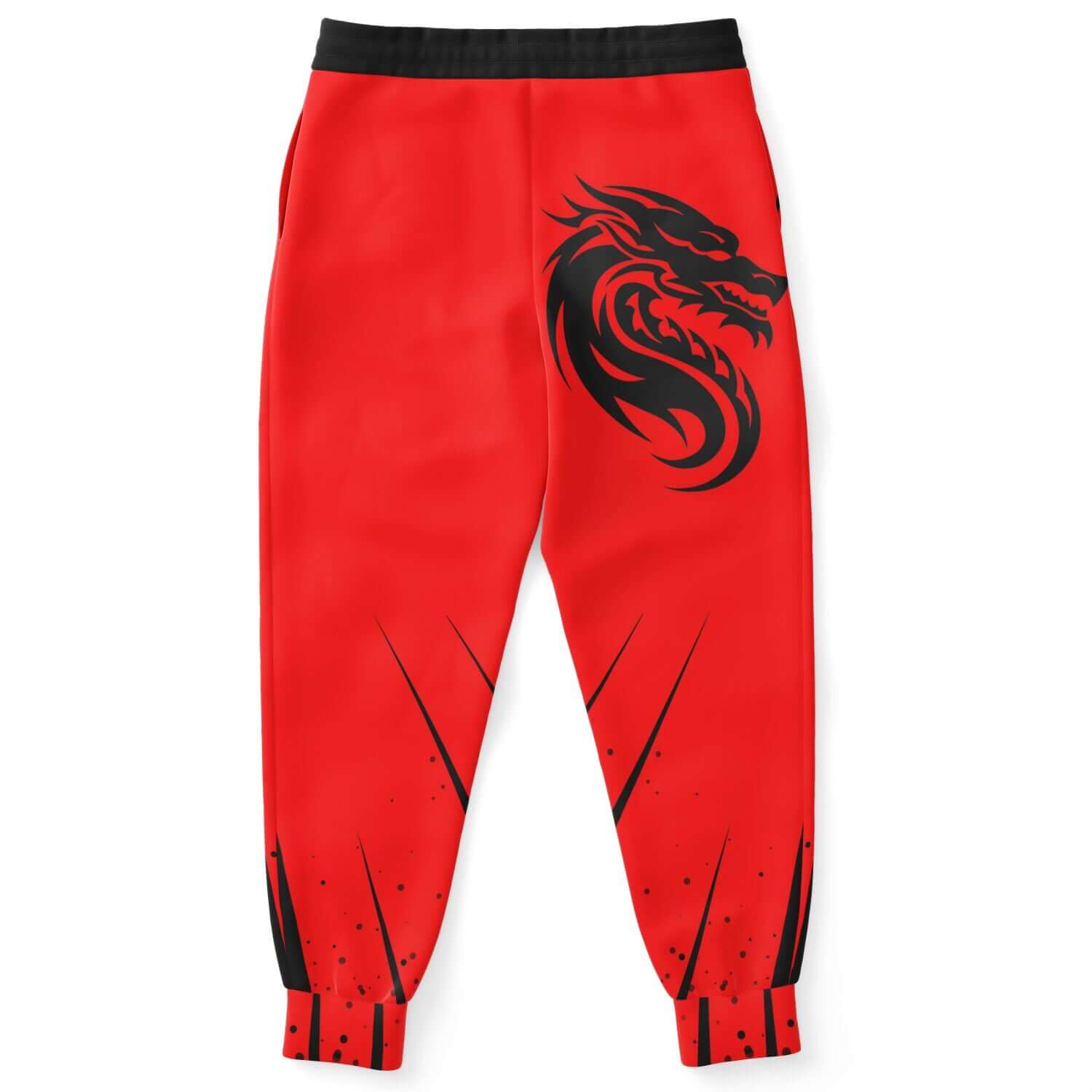 Black Dragon Head | Red Track Pants