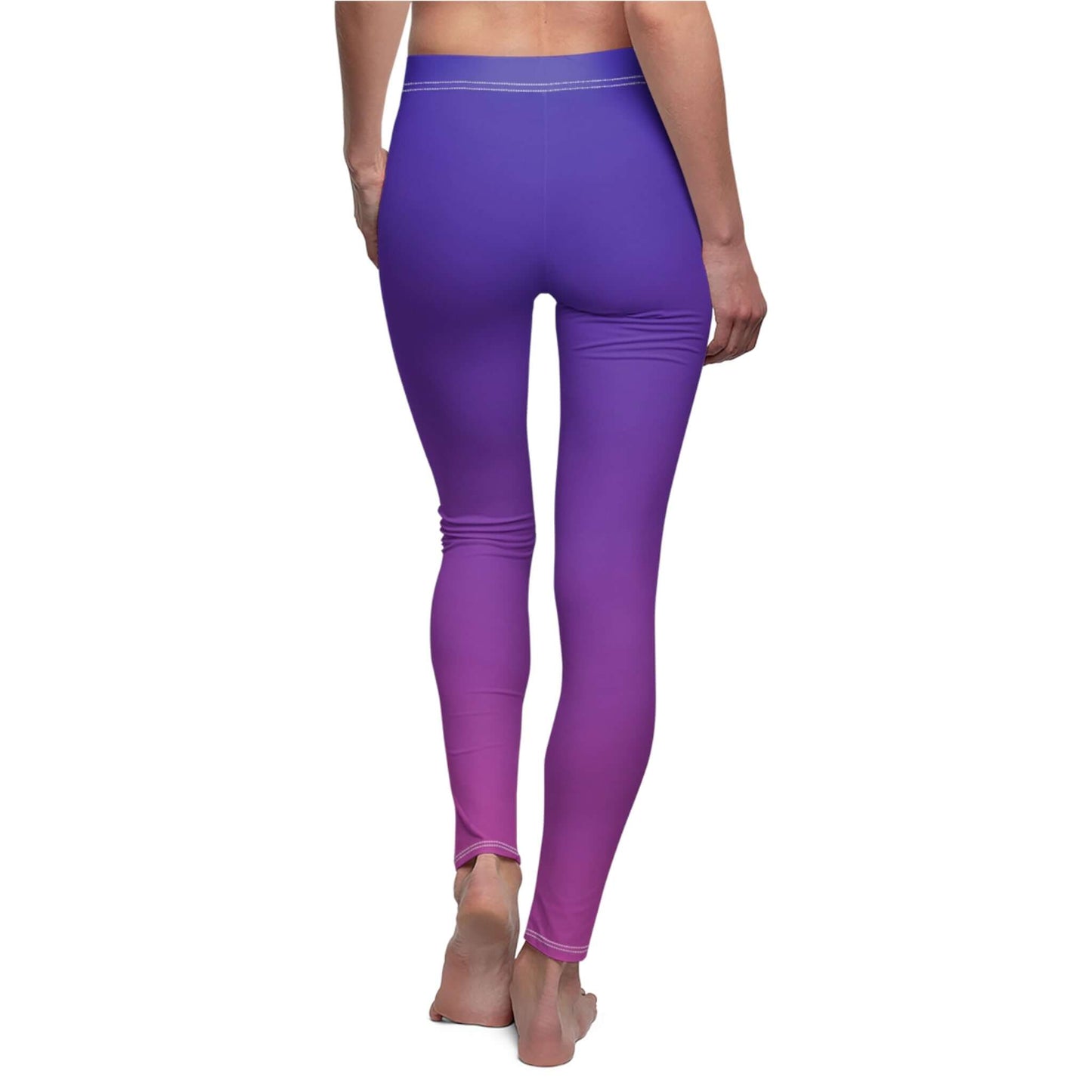 Casual Leggings | Light Purple Gradient - Ribooa