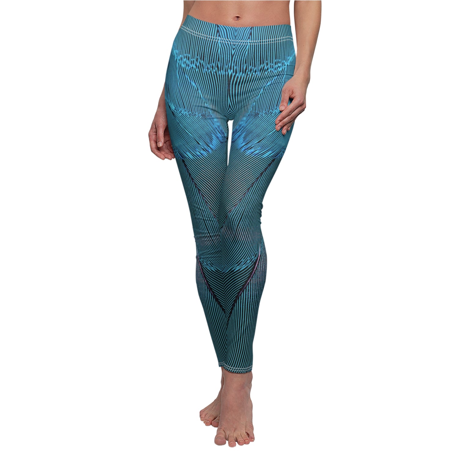 Casual Leggings | Feathers - Ribooa