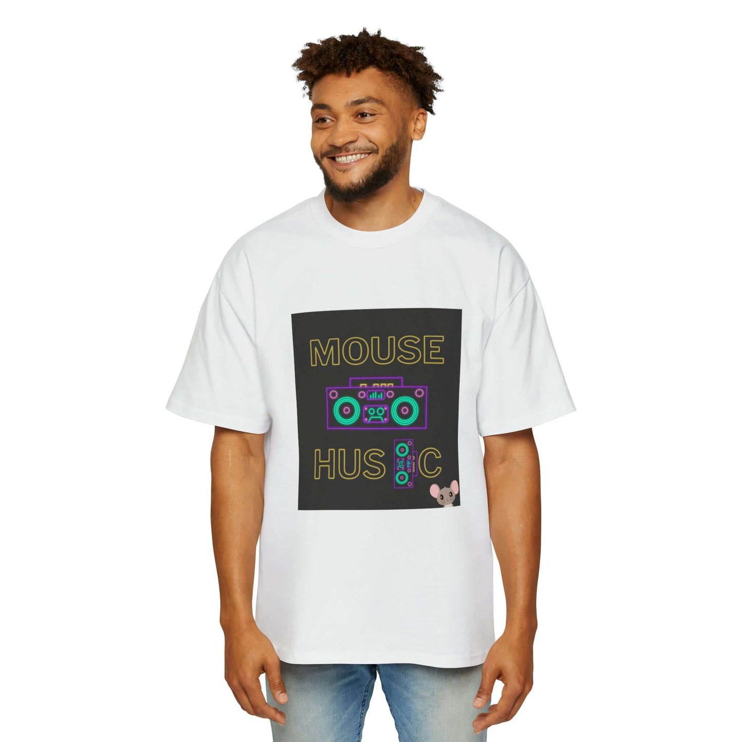 Oversized Tee | Mouse Husic - Ribooa