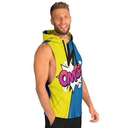 OMG! Sleeveless Hoodie For Men copy