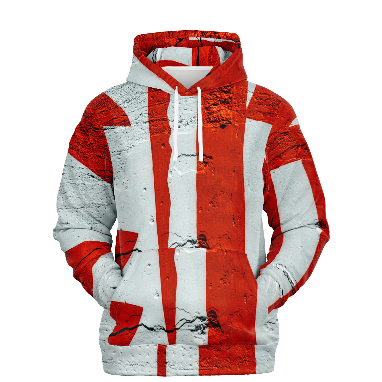 Streetwear Hoodie | Rotterdam Red Grafitti Wall