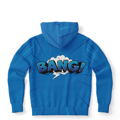 Bang! Blue Hoodie | Pop Art HD