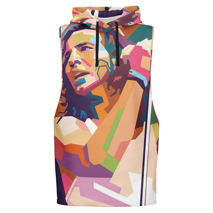 Sleeveless Hoodie For Men | Eddie Vedder Artwork