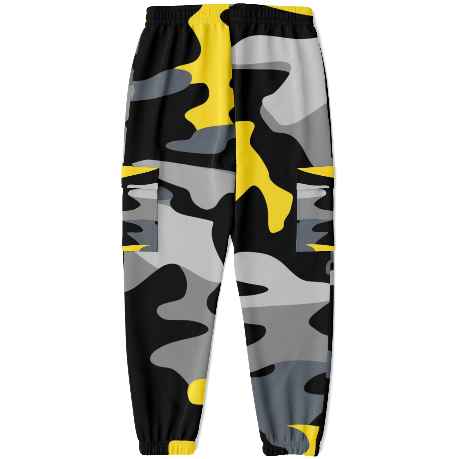 Black & Yellow Commando Cargo Sweatpants | HD Print