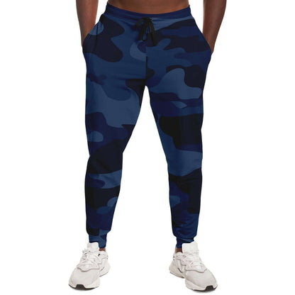 Camo Track Pants | Deep Blue