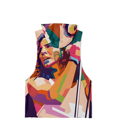 Sleeveless Hoodie For Men | Eddie Vedder Artwork