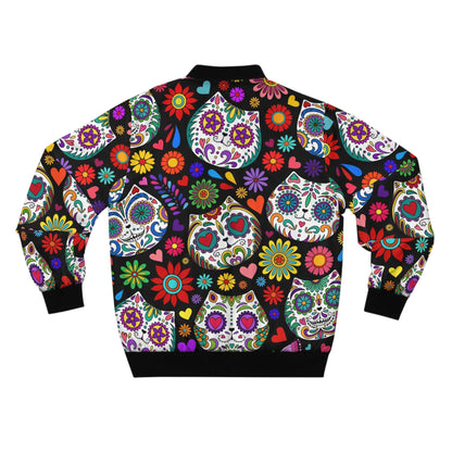 Day of the Dead Skulls Bomber Jacket