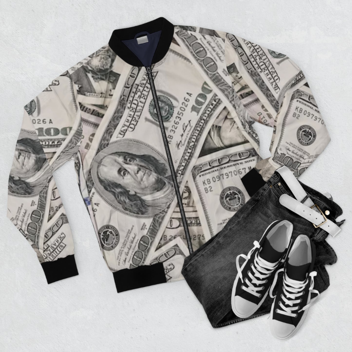 Dollars Bomber Jacket | Classic Fit