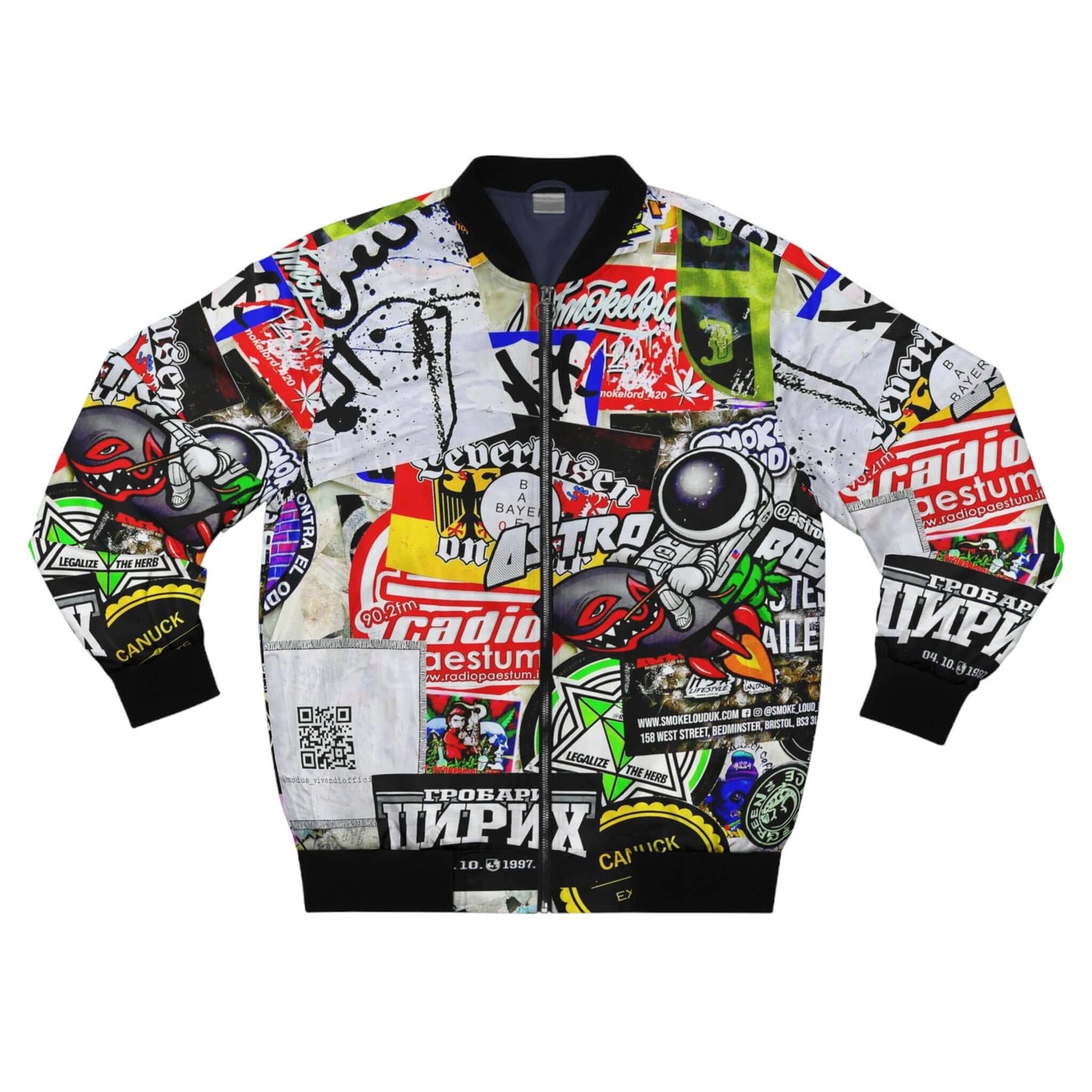 Streetwear Bomber Jacket | Funky Artwork