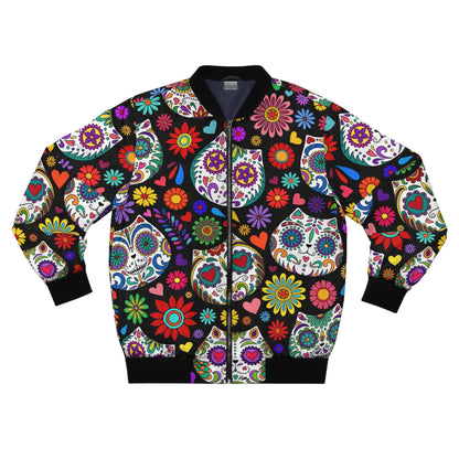 Day of the Dead Skulls Bomber Jacket