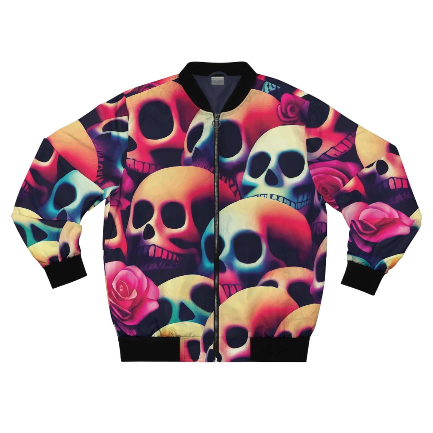 Skulls & Roses Bomber Jacket