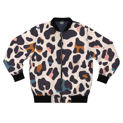 Leopard Bomber Jacket | Pastel Colors