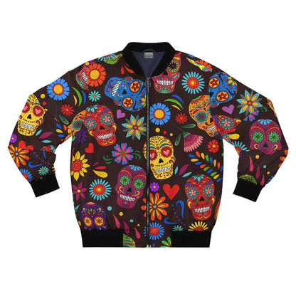 Day of the Dead Skulls Bomber Jacket