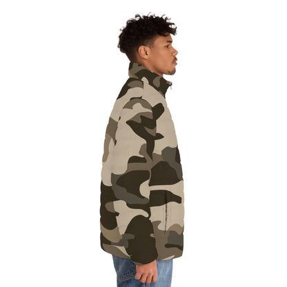 Commando Puffer Jacket For Men | Khaki