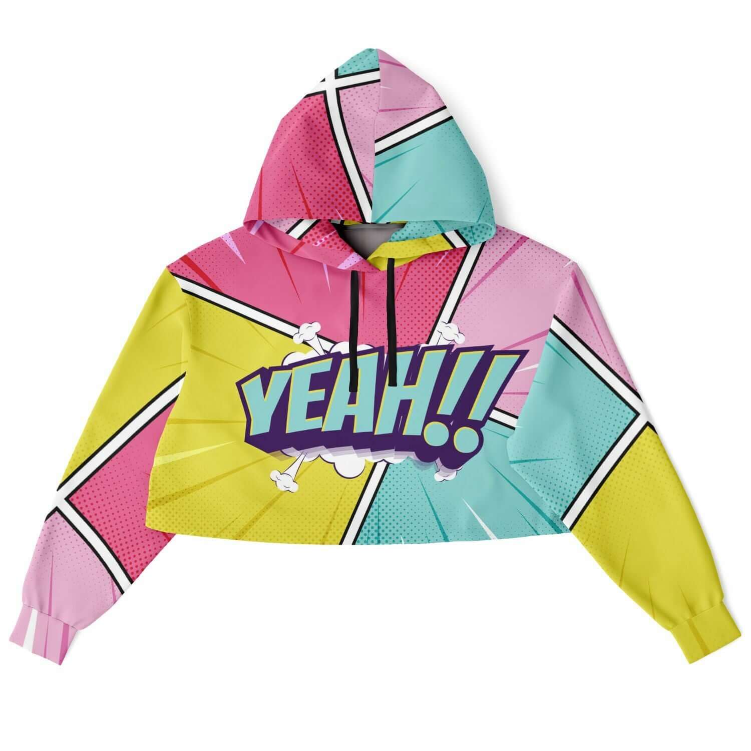 Yeah! Cropped Hoodie For Women