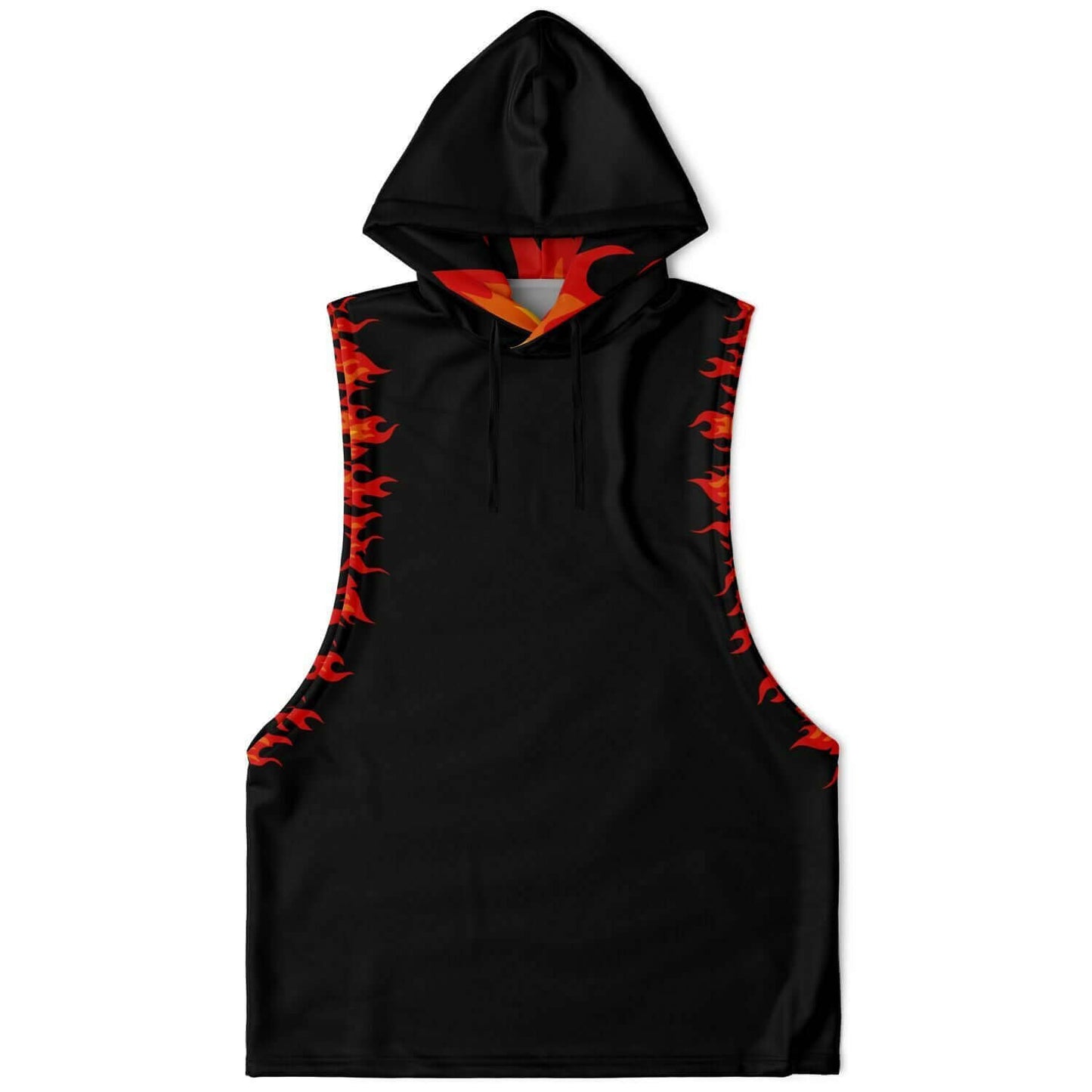 Sleeveless Hoodie For Men | Flames