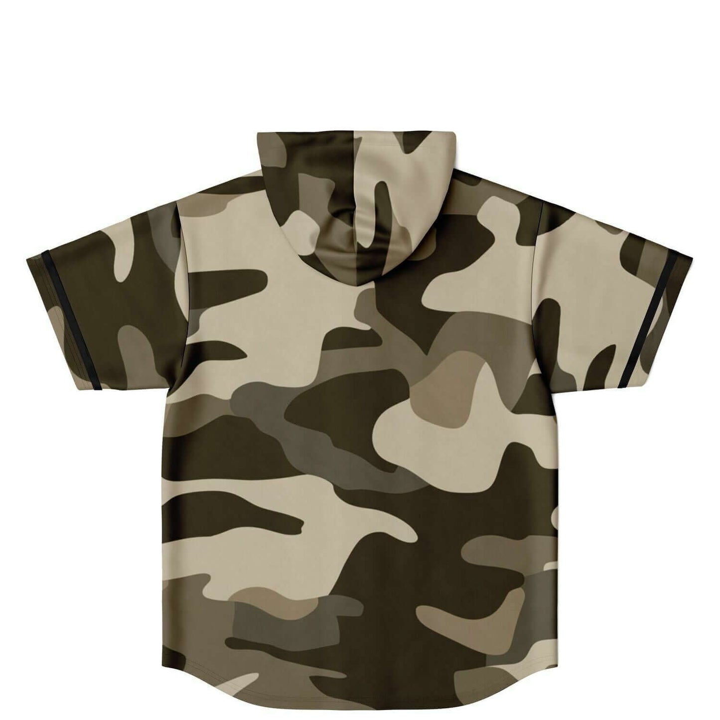 Commando Jersey Khaki | Hooded Baseball Style