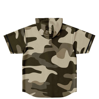 Commando Jersey Khaki | Hooded Baseball Style