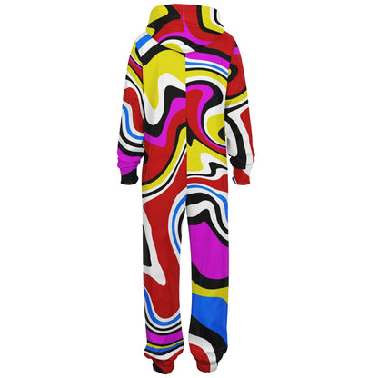 Psychedelic Rainbow Rave Jumpsuit | Unisex HD