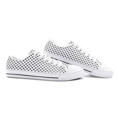 Keffiyeh Canvas Shoes | Classic Low Top