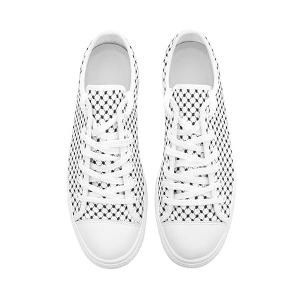 Keffiyeh Canvas Shoes | Classic Low Top