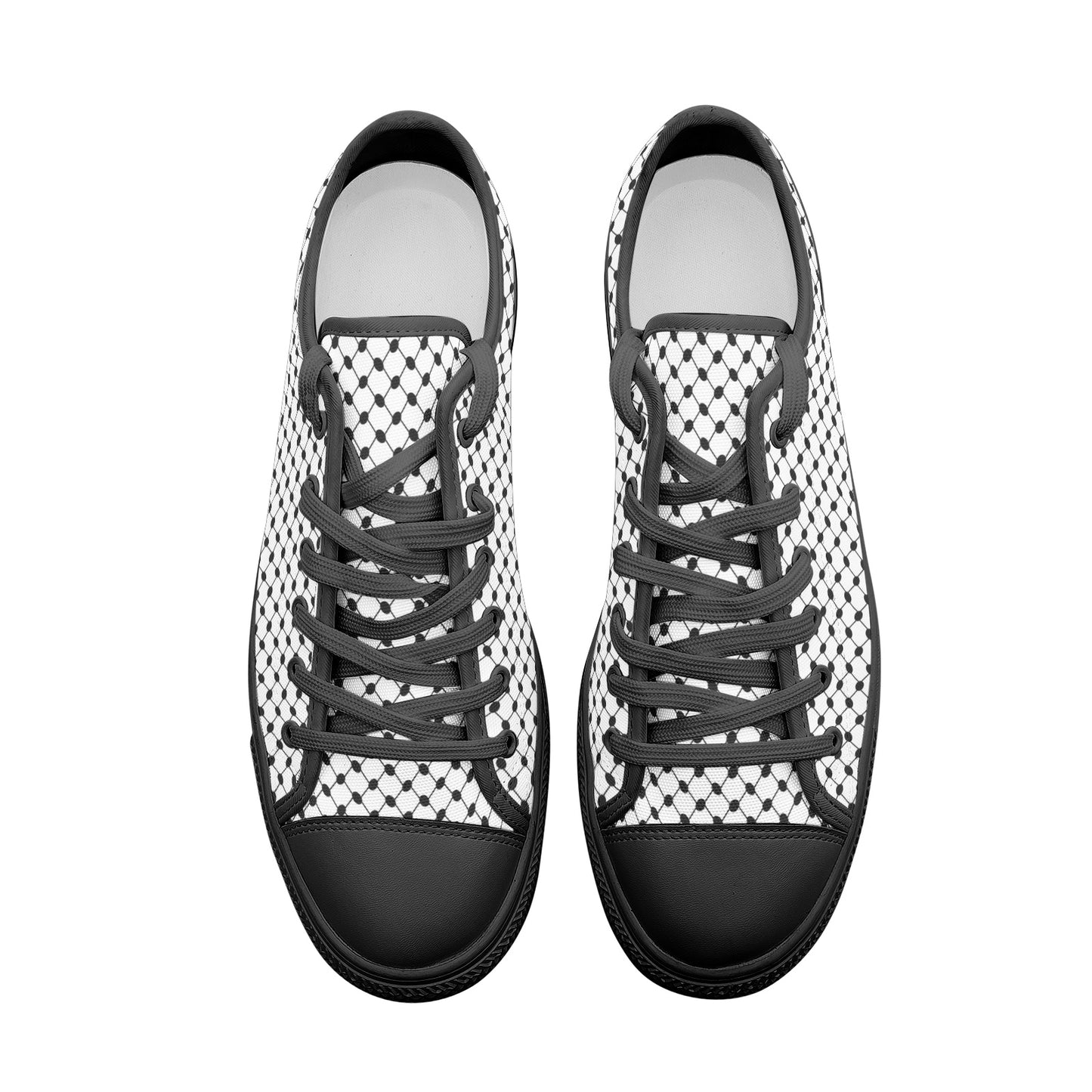 Keffiyeh Canvas Shoes | Classic Low Top