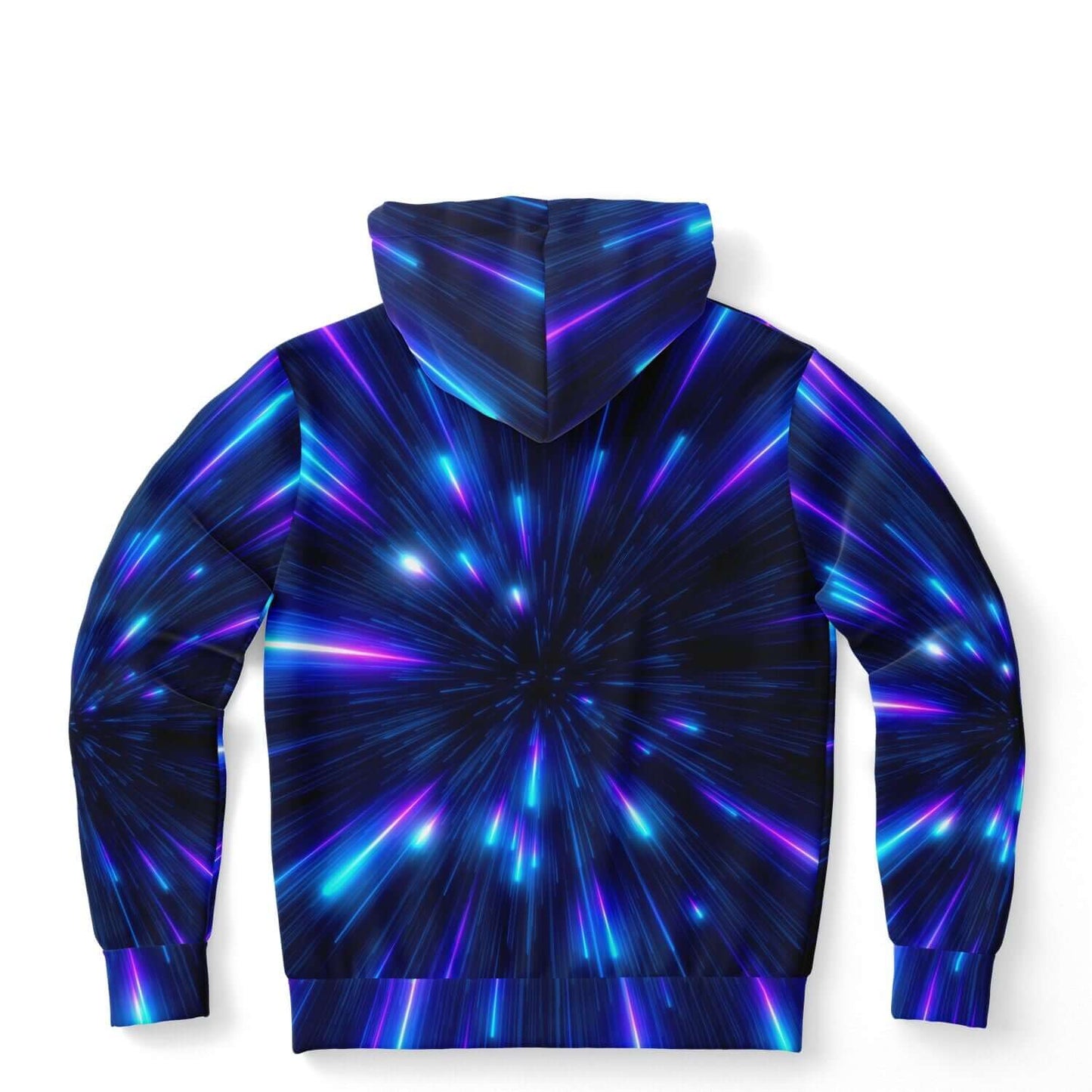 Neon Hoodie | Purple Glow Colors on Black