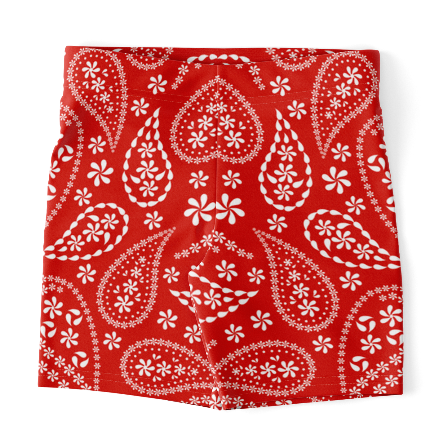 Red Bandana Legging Shorts | HD print