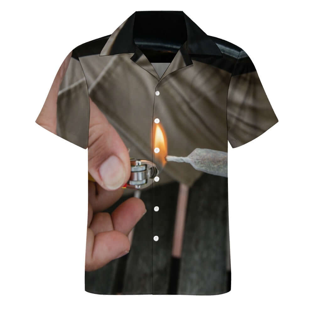Cuban Collar Shirt | Splif | Shipping Included - Ribooa