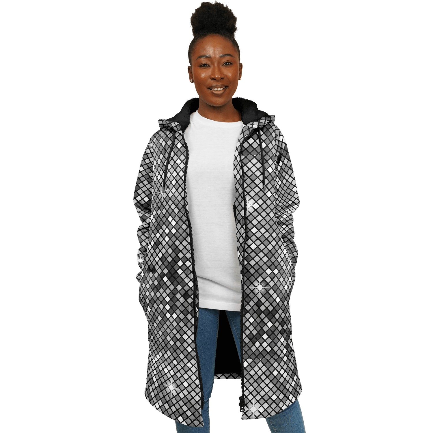 Disco Ball Zipper Cloak | Unisex HD