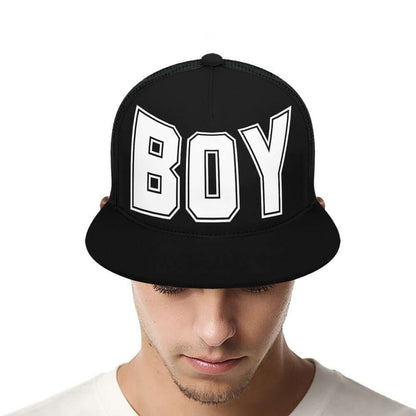 black Cap  boy print mockup