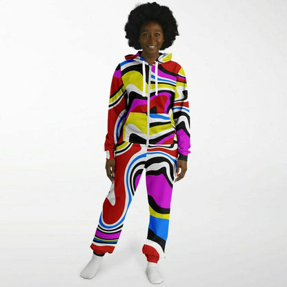 Psychedelic Rainbow Rave Jumpsuit | Unisex HD