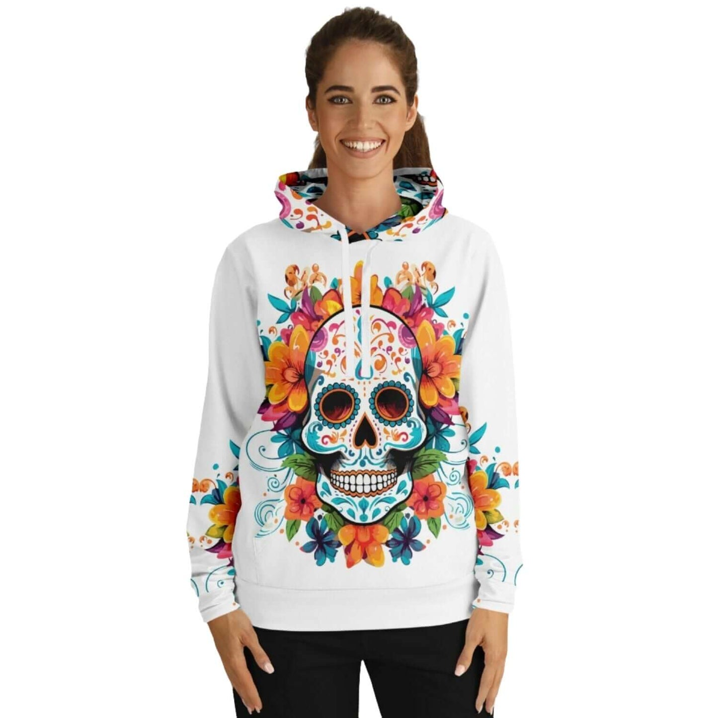 Day of the Dead Skull Hoodie