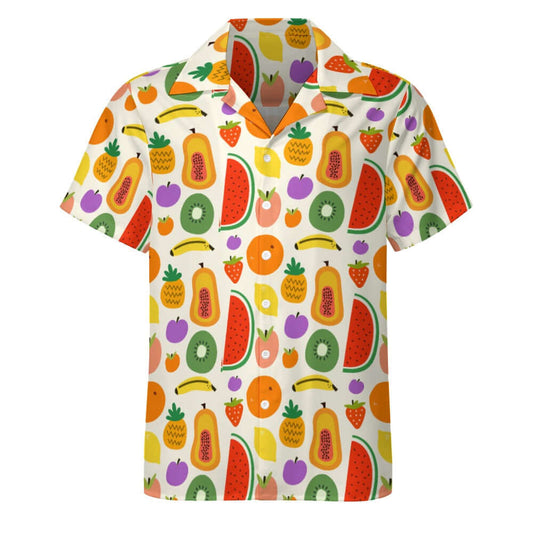 Summer Fruits Cuban Collar Shirt