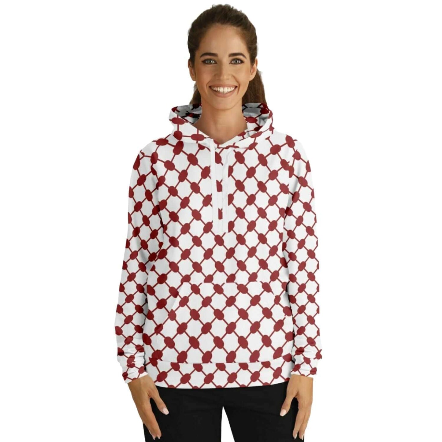 Red Keffiyeh Hoodie | Unisex HD