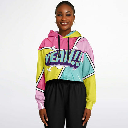 Yeah! Cropped Hoodie For Women