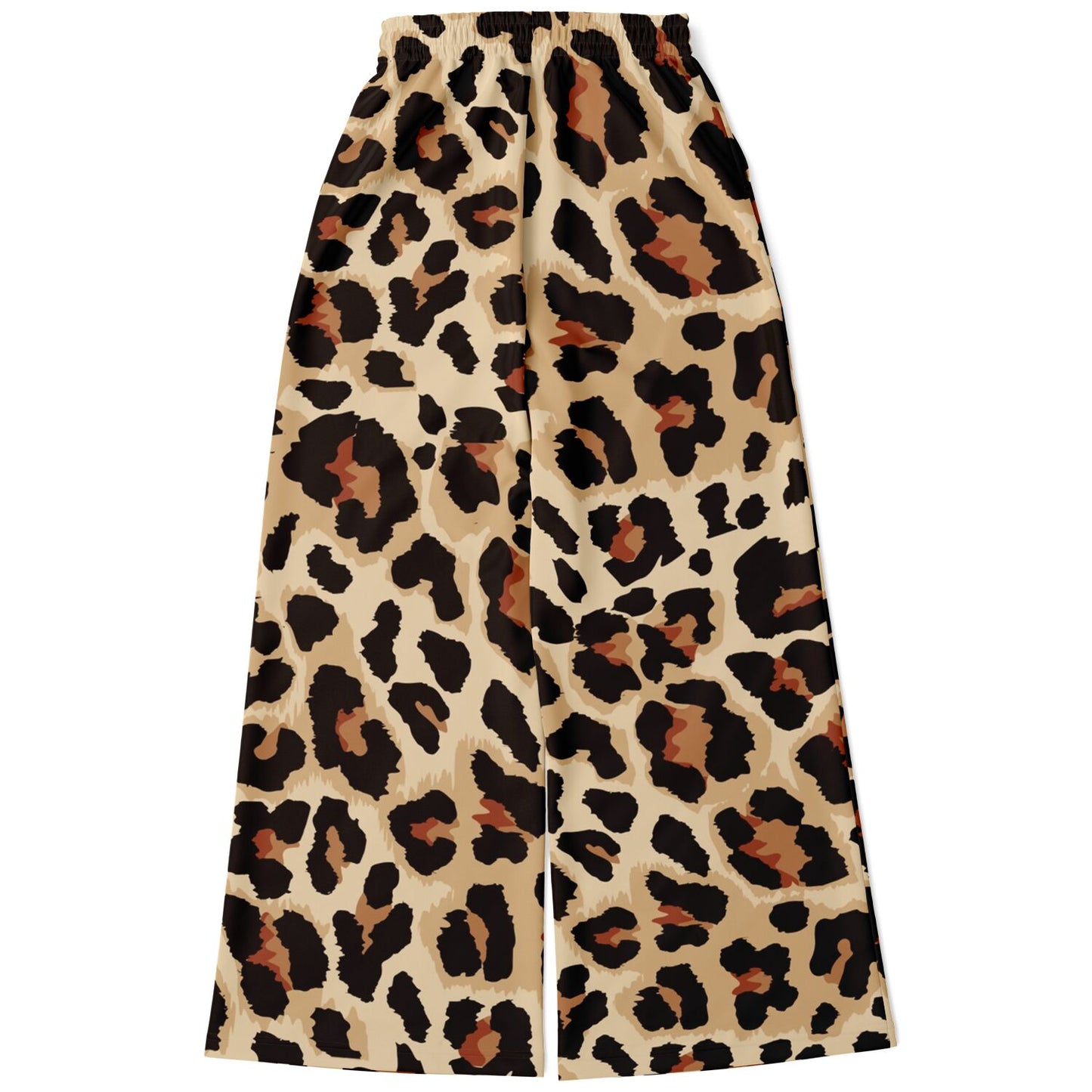 Classic Leopard Wide Leg Pants For Women | HD Print