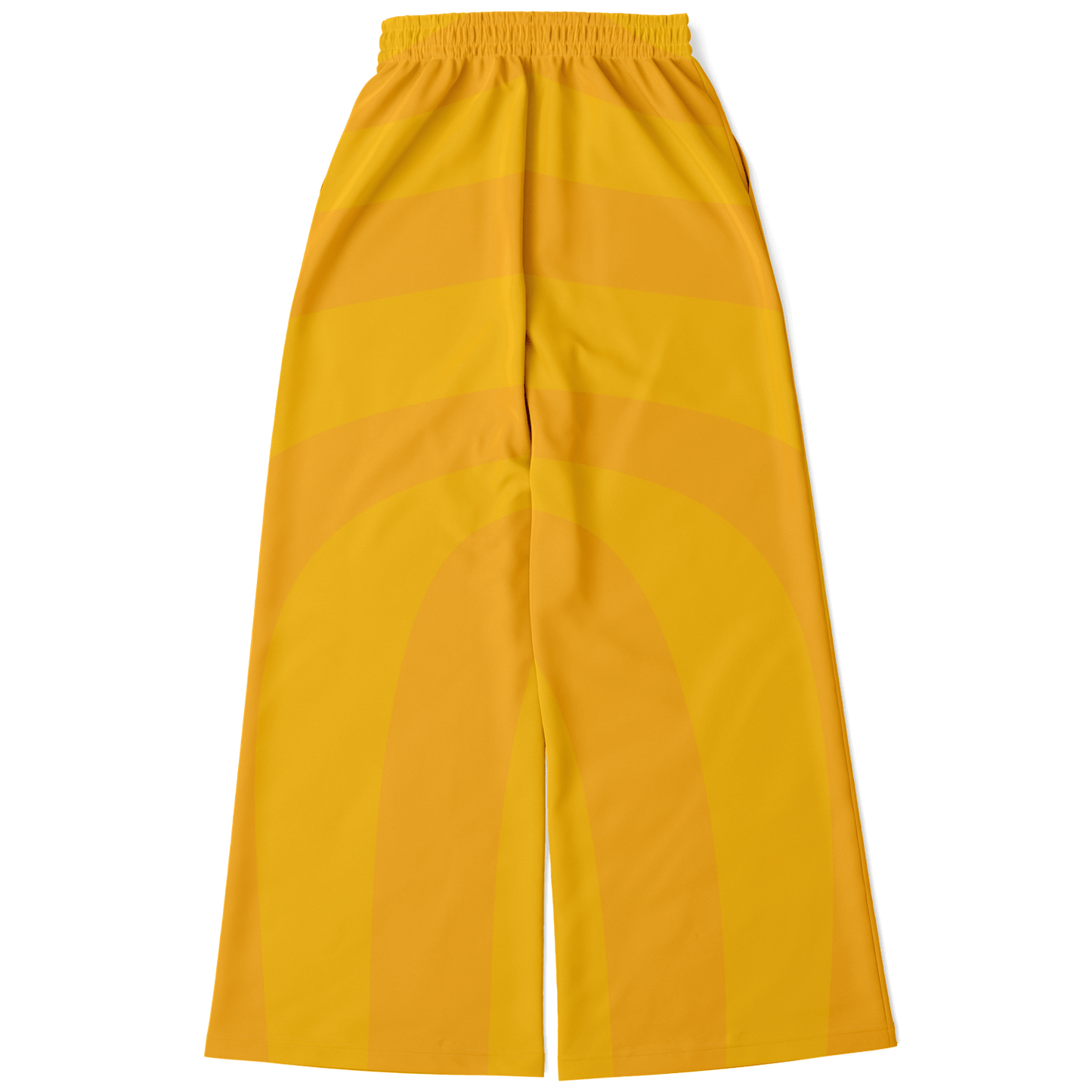 Women's Wide Leg Pants | Yellow Orange HD Print