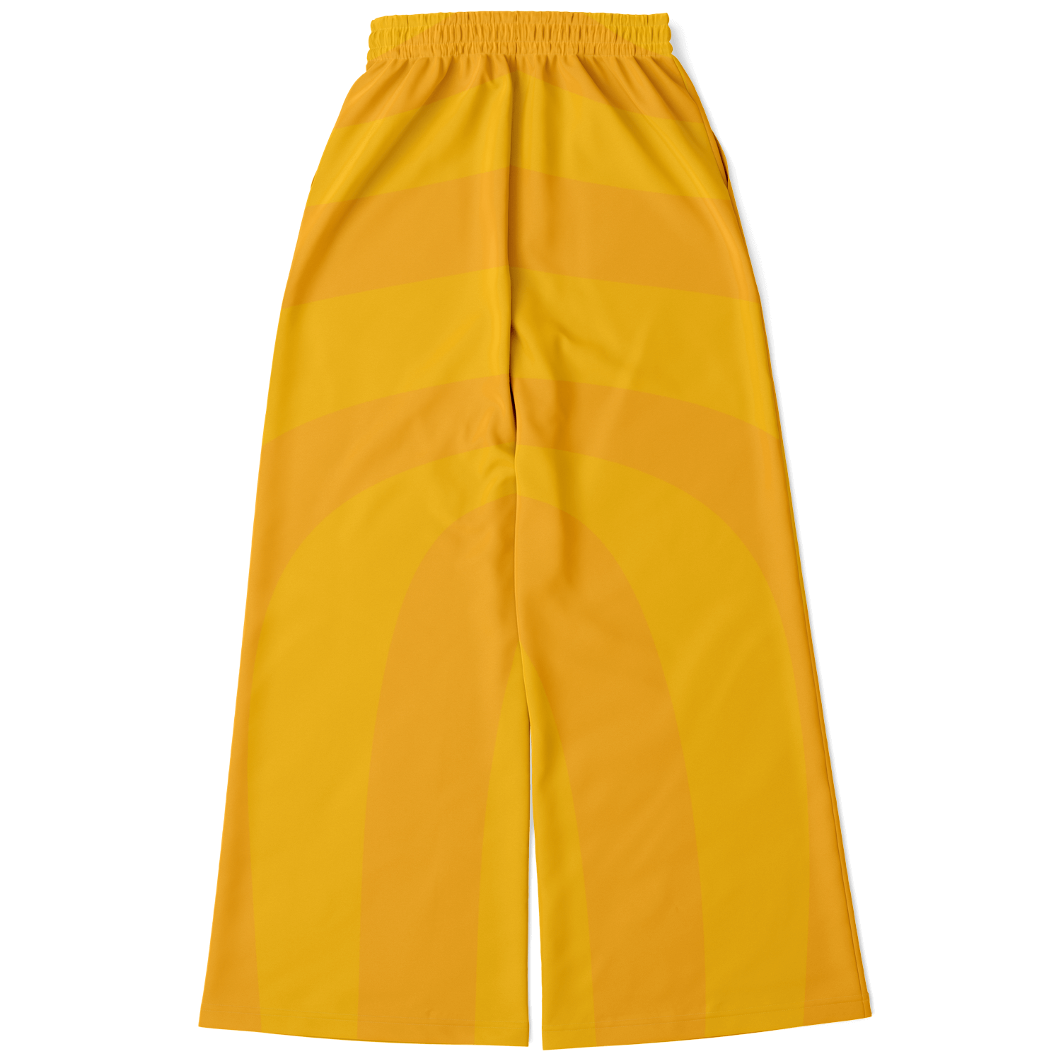 Women's Wide Leg Pants | Yellow Orange HD Print