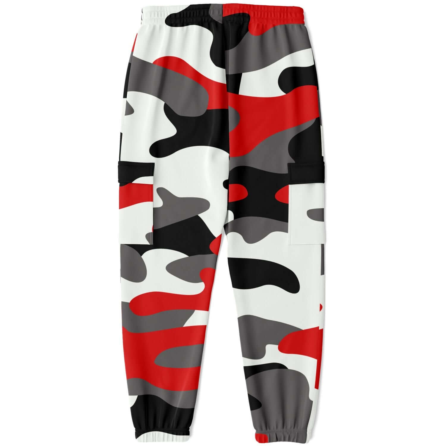Milano Red Black & White Camouflage Cargo Sweatpants