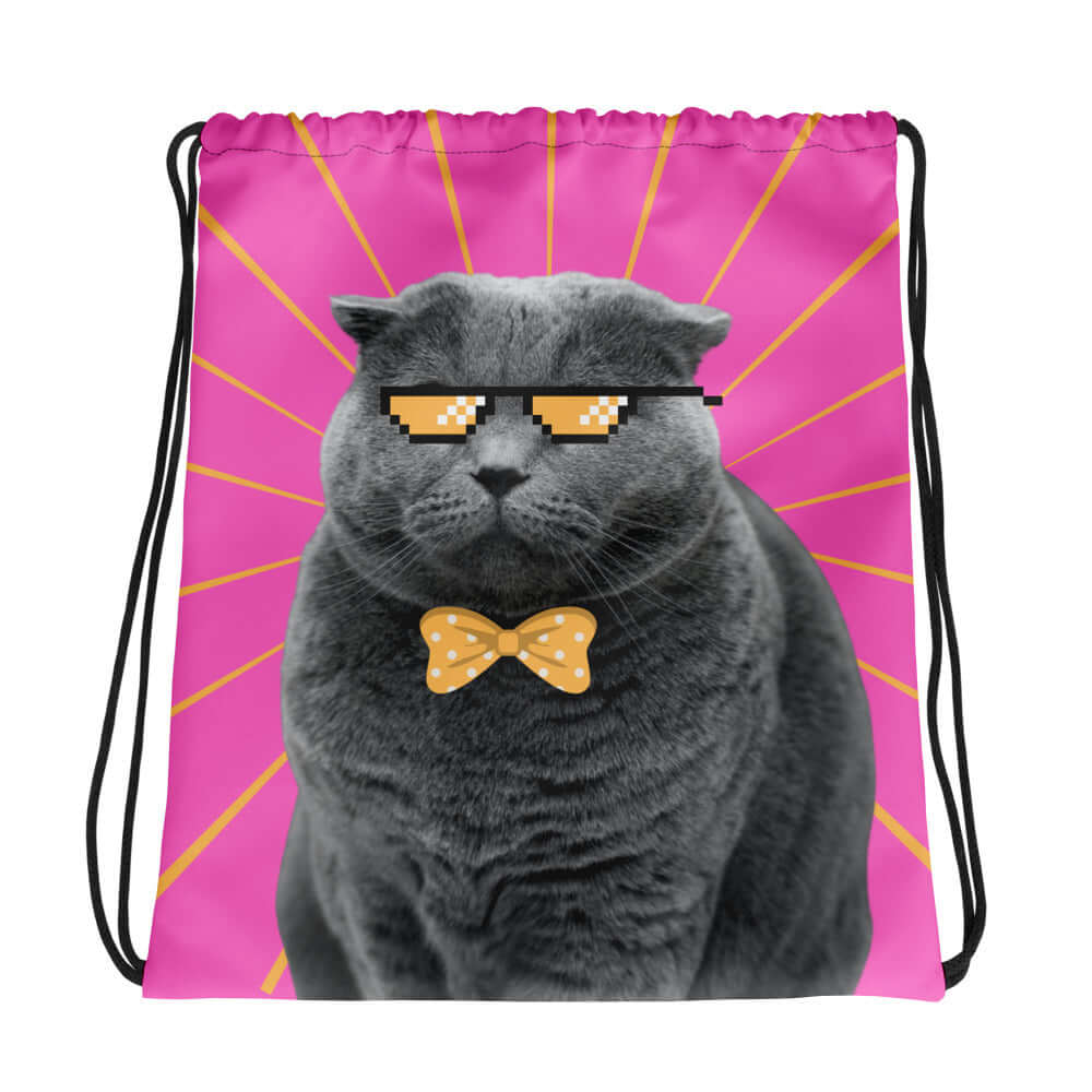 Bolsa con cordón | Gato genial