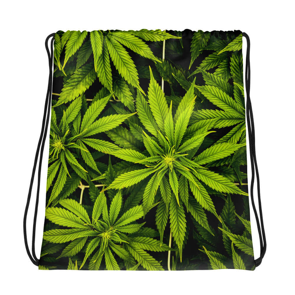 Bolsa con cordón de marihuana | Estilo ganga