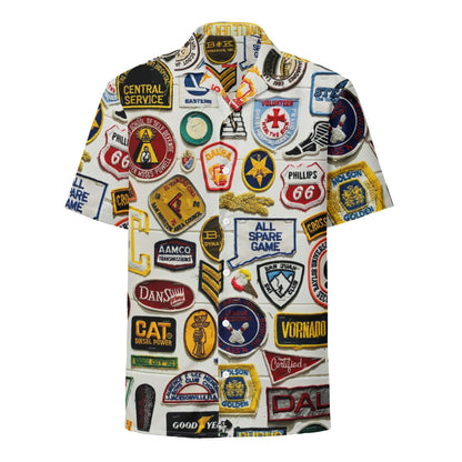 Funky Patches Button Shirt