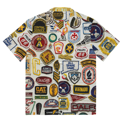 Funky Patches Button Shirt