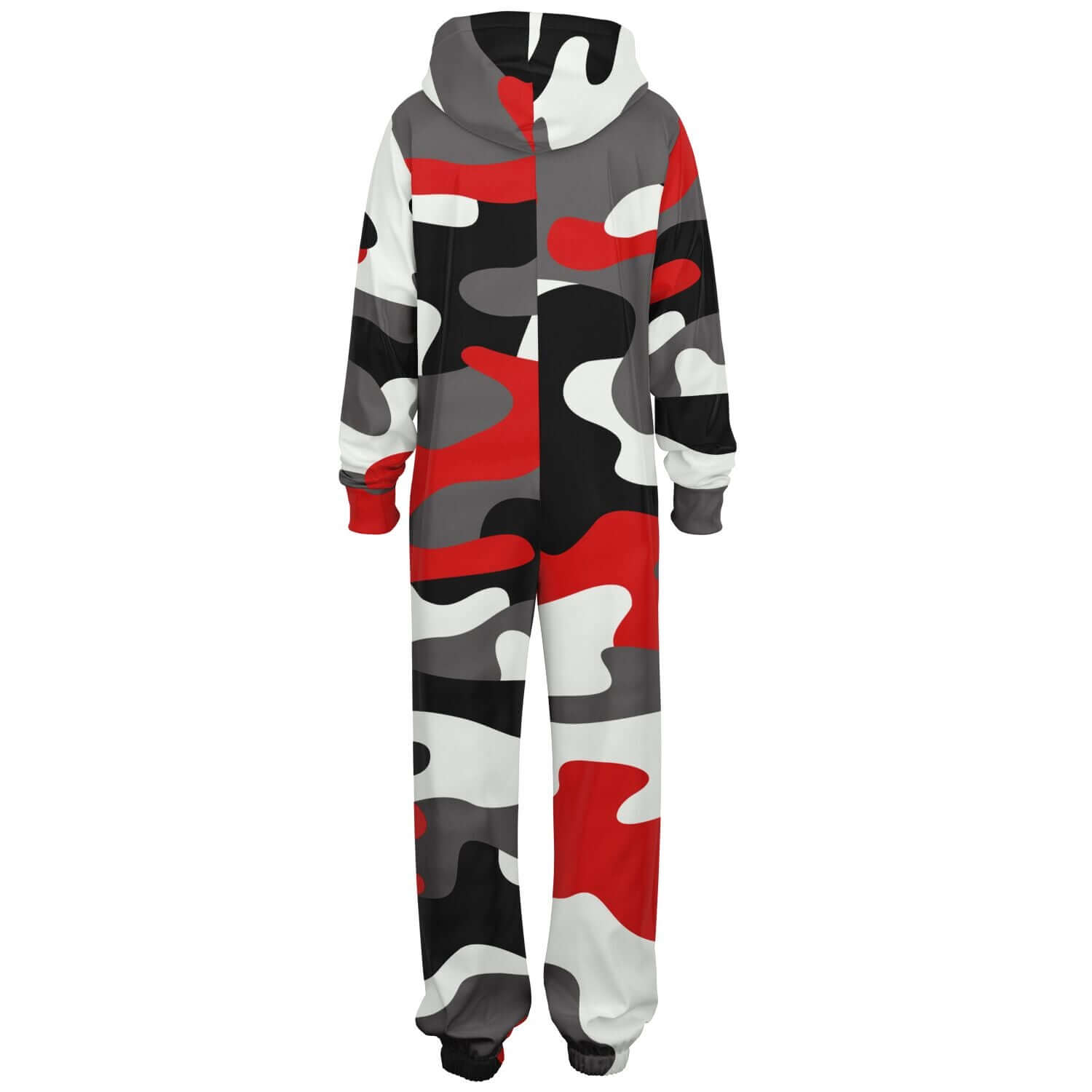 Camo Jumpsuit | Red Black & White