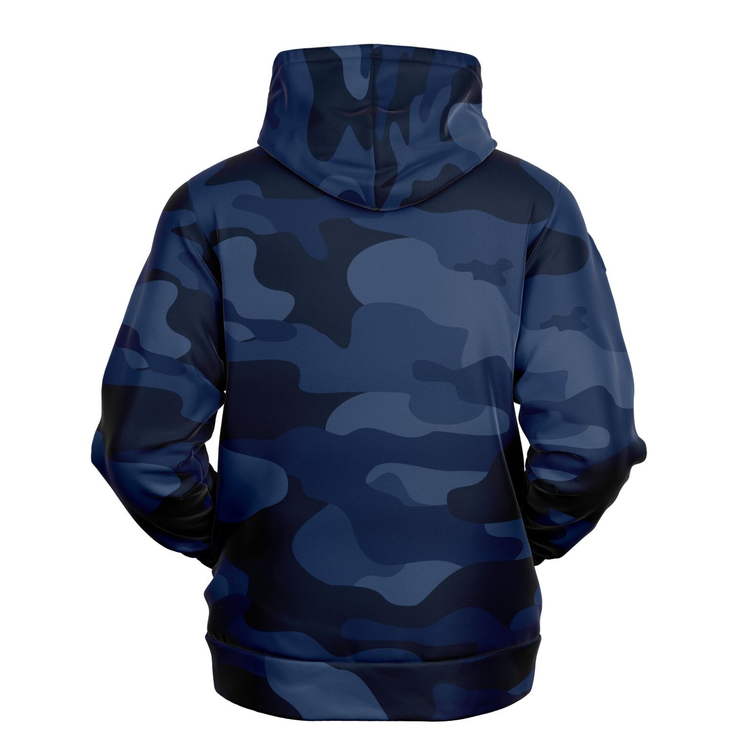 Sweat à capuche camouflage | Bleu foncé | Unisexe HD