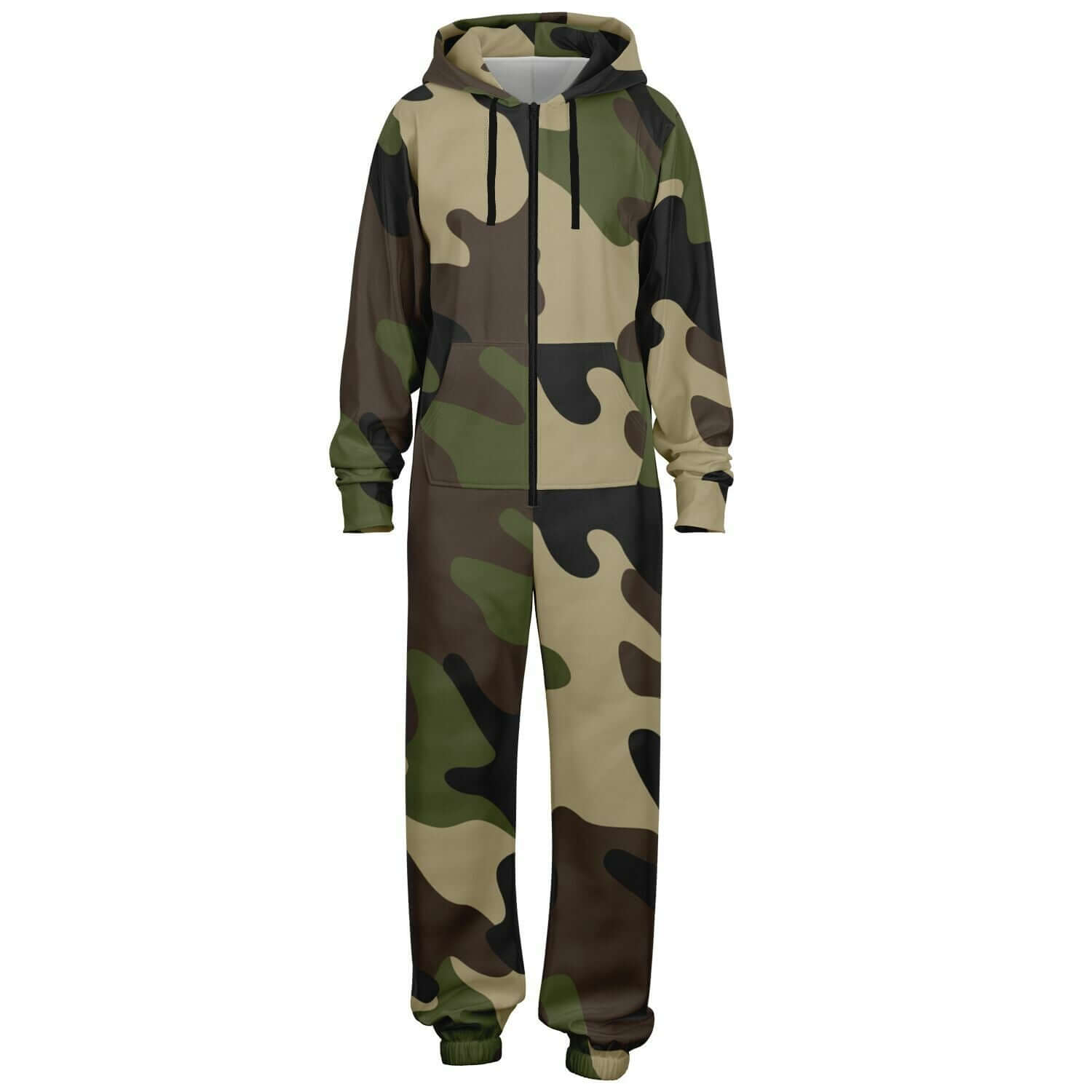 Camo Jumpsuit | Mongoose Green & Olive