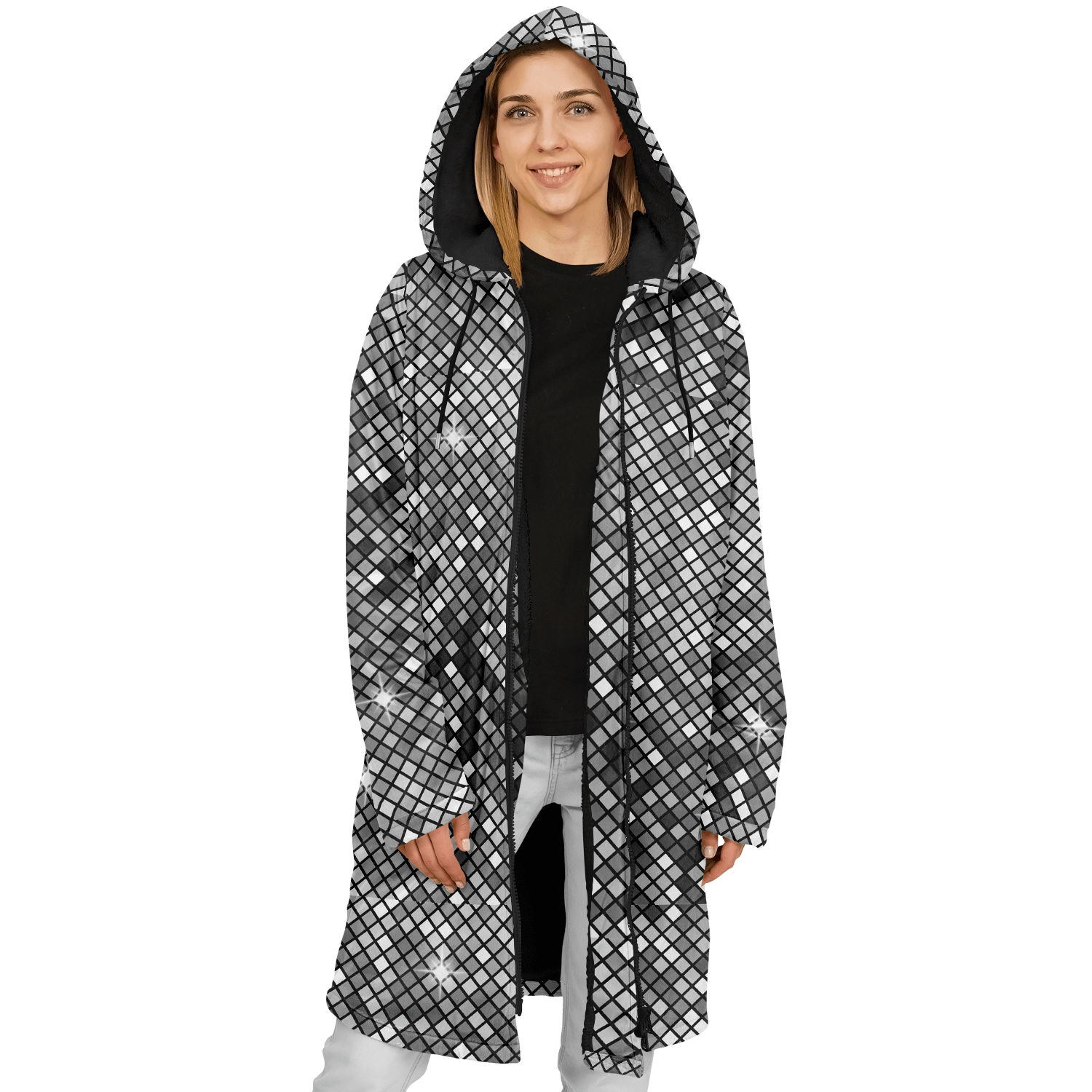 Disco Ball Zipper Cloak | Unisex HD