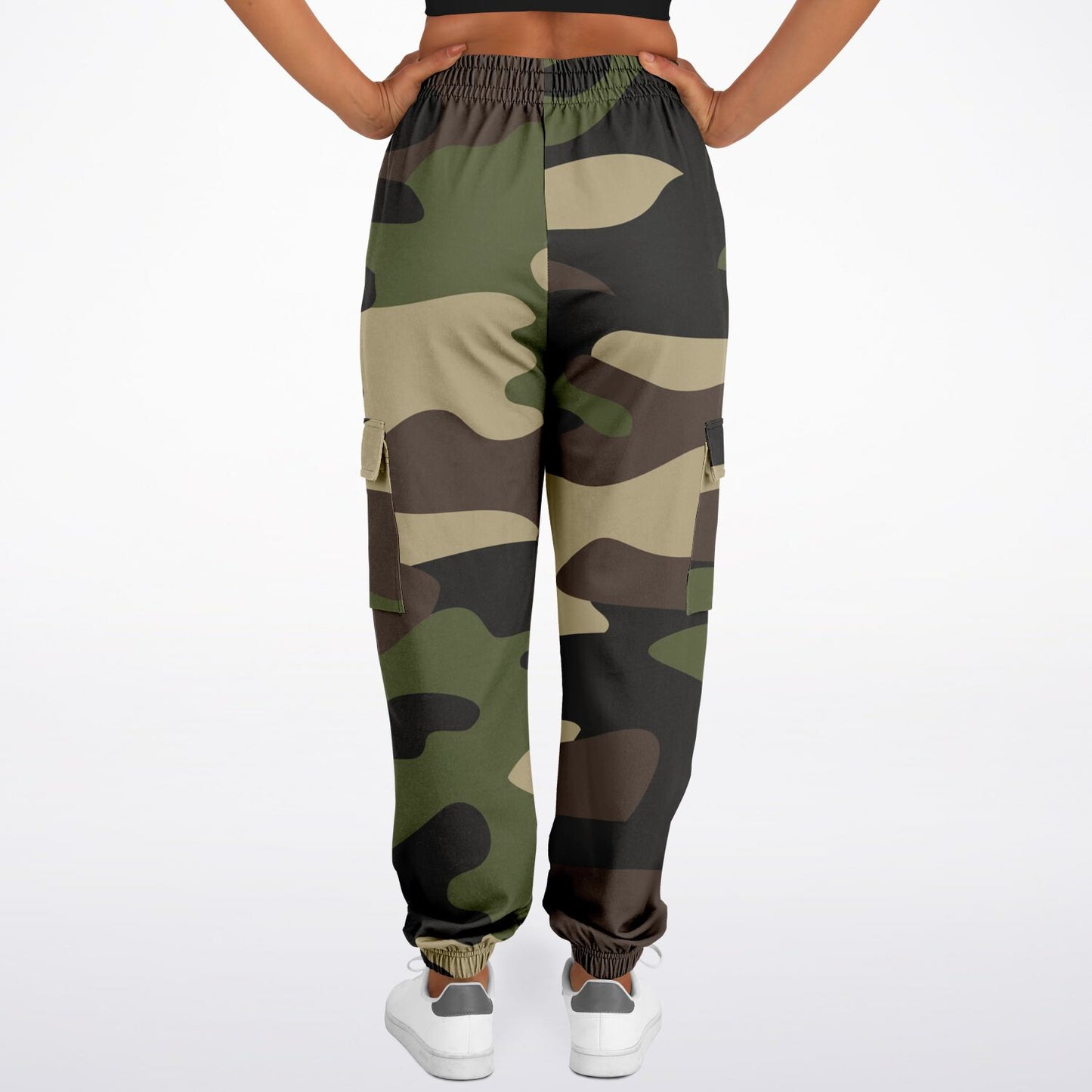 Mongoose Green & Olive Camouflage Cargo Sweatpants